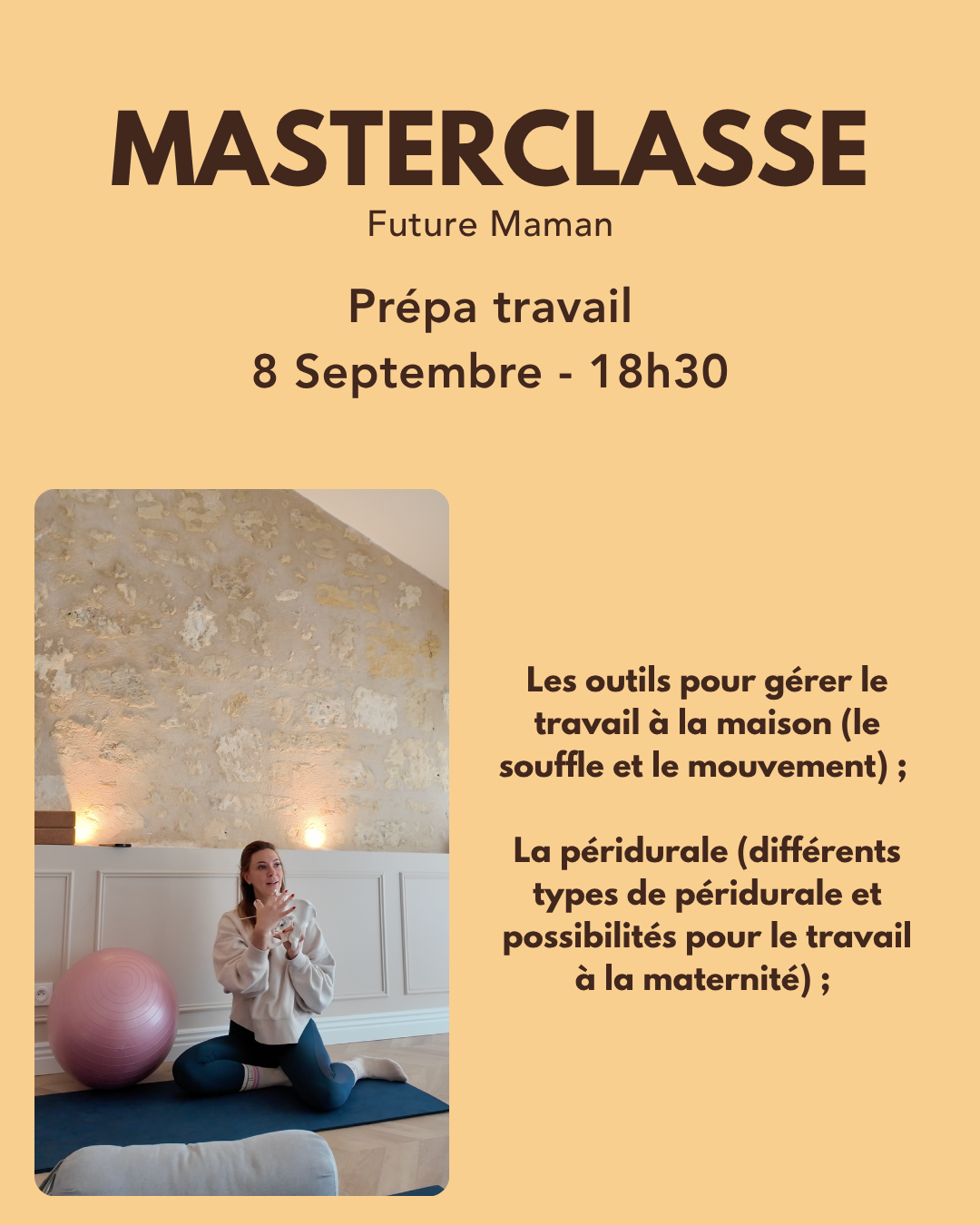 Masterclasse Future Maman : Préparation physique avant l'accouchement – Image 5